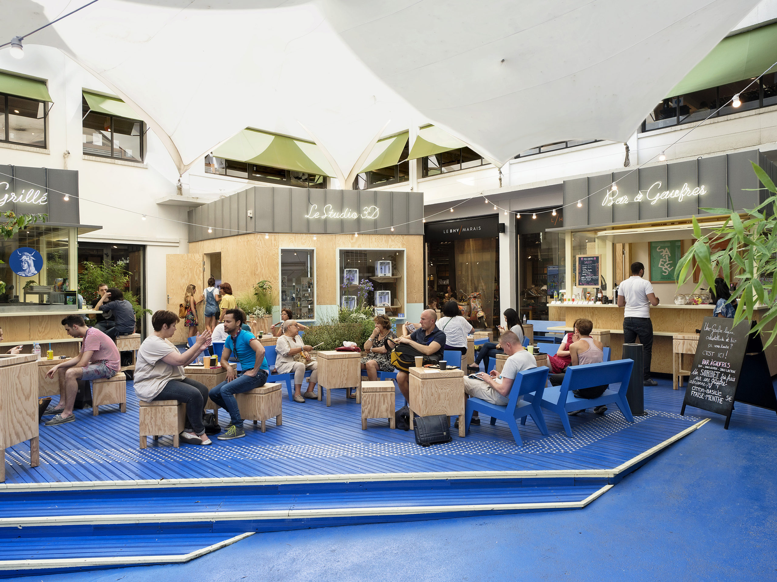 La cour bleue - Forall Studio