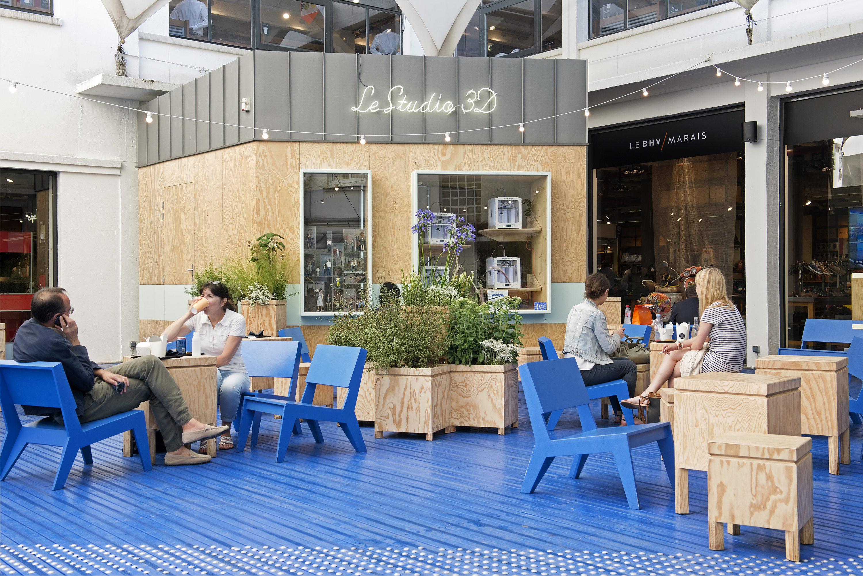 La cour bleue - Forall Studio