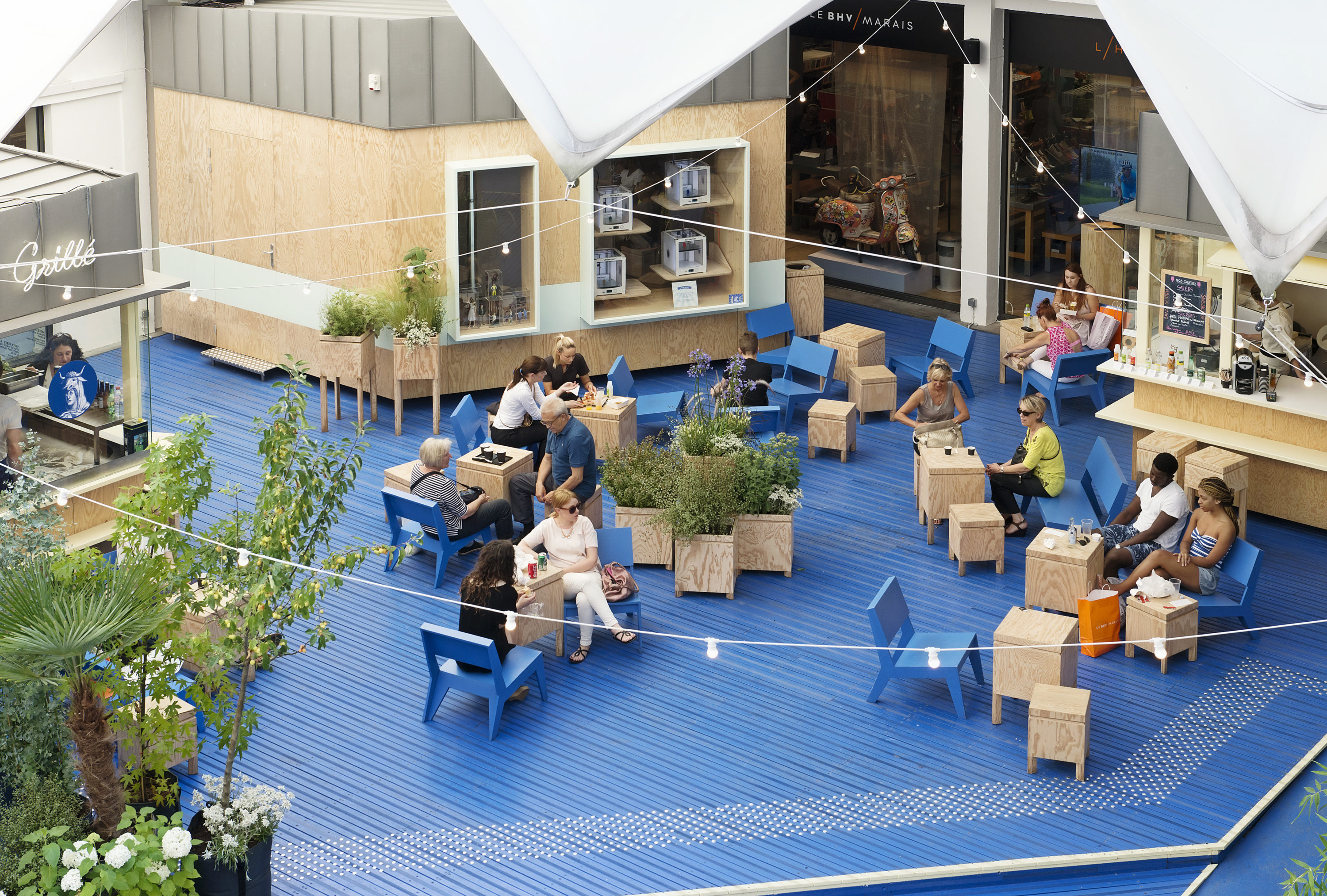 La cour bleue - Forall Studio